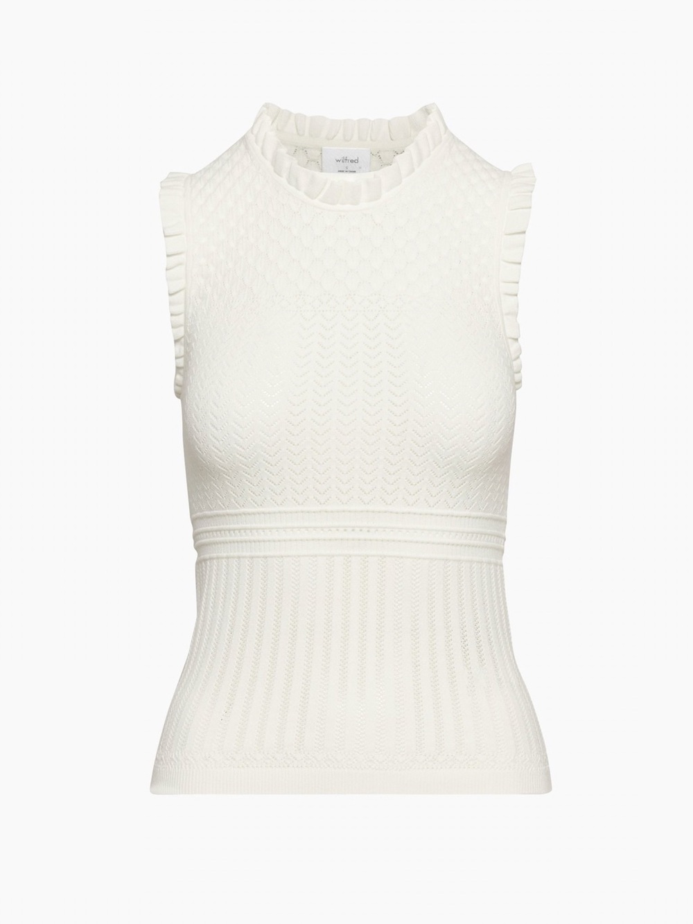 Aritzia Wilfred Cannes Top (Light Birch)